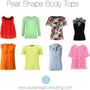 PEAR SHAPE BODY TOPS